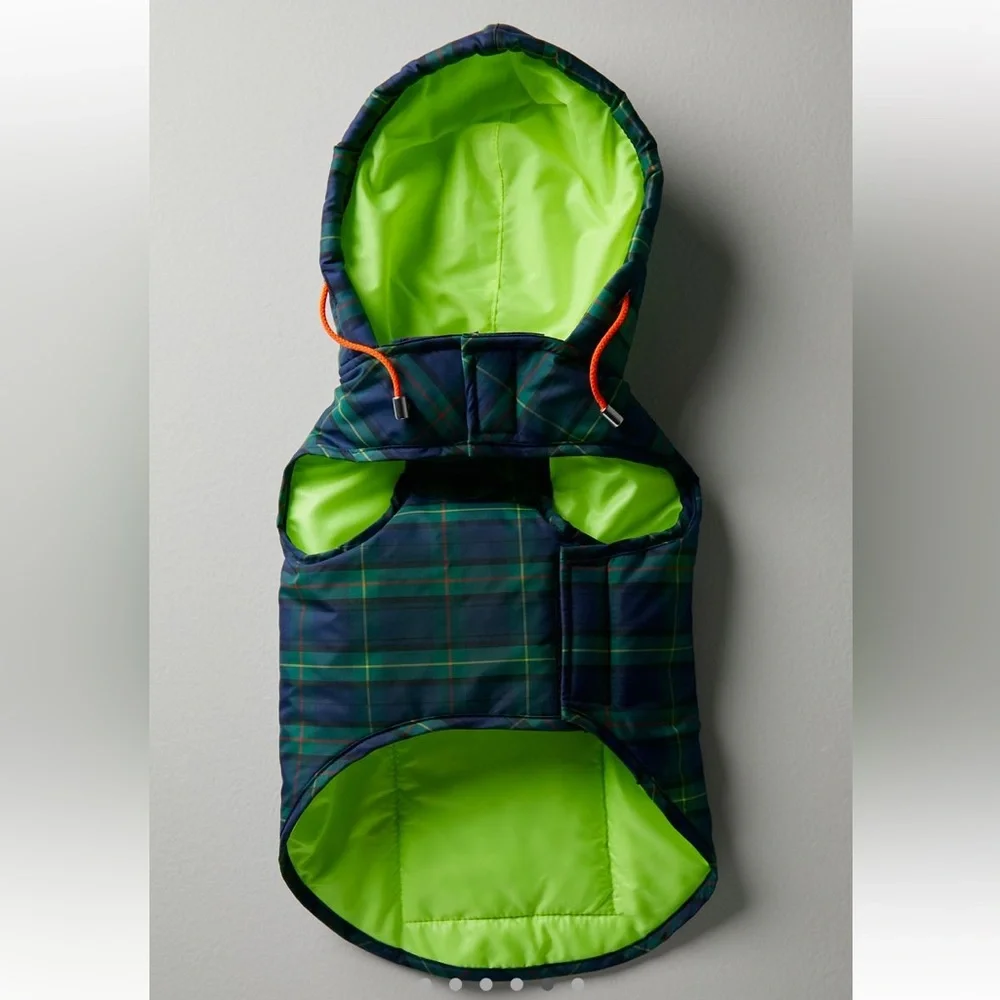 NWT Free People X Ware of the Dog Green and Blue Dog Jacket